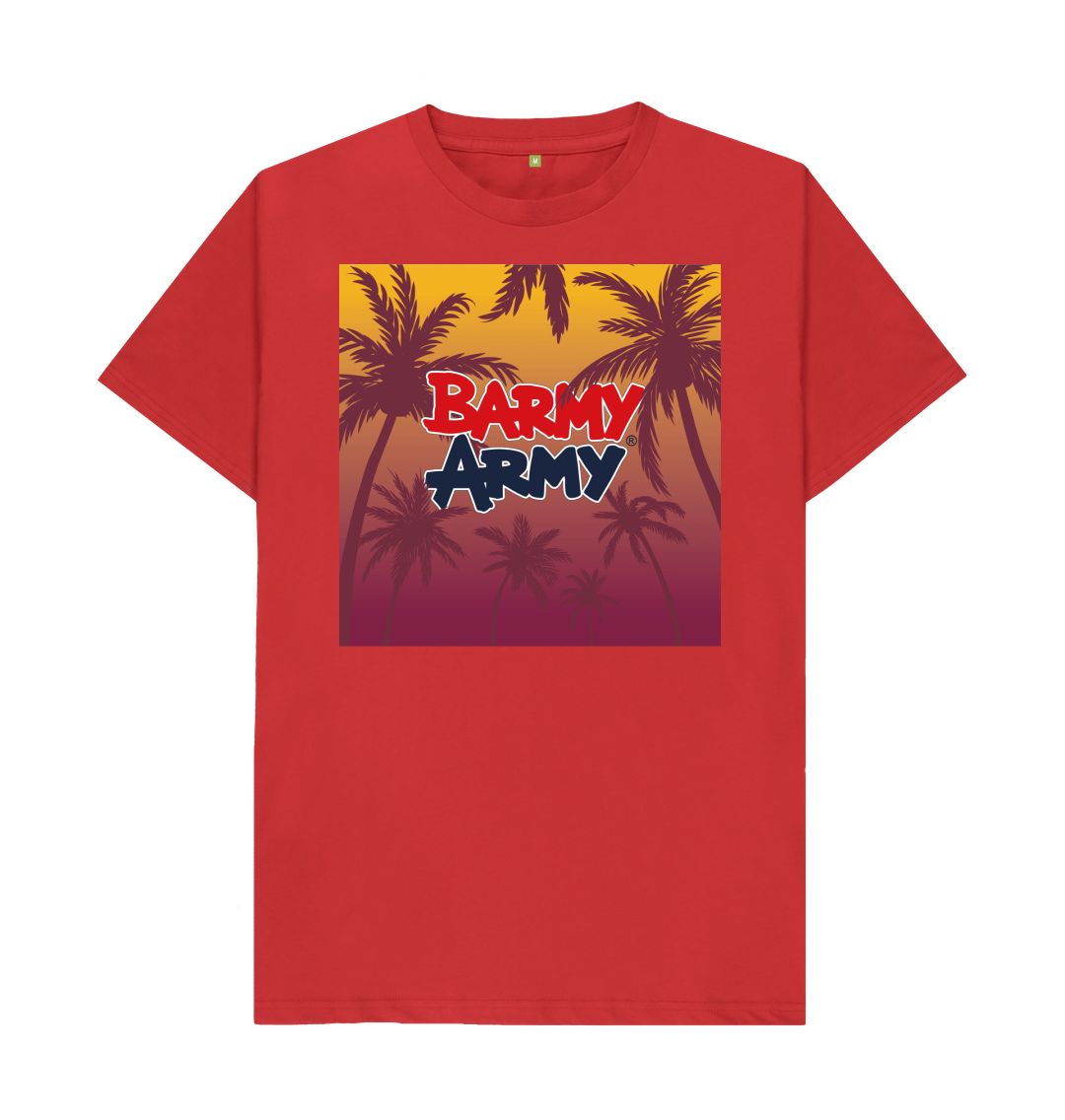 Red Barmy Army WI Tour Palm Tree Tee - Mens