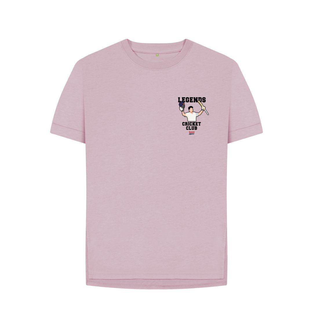 Mauve Barmy Army Legends Cricket Club Ladies Tee - Cook