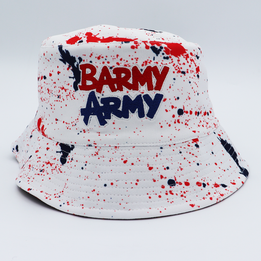 Barmy Army WI Tour Reversible Bucket Hat - Splat