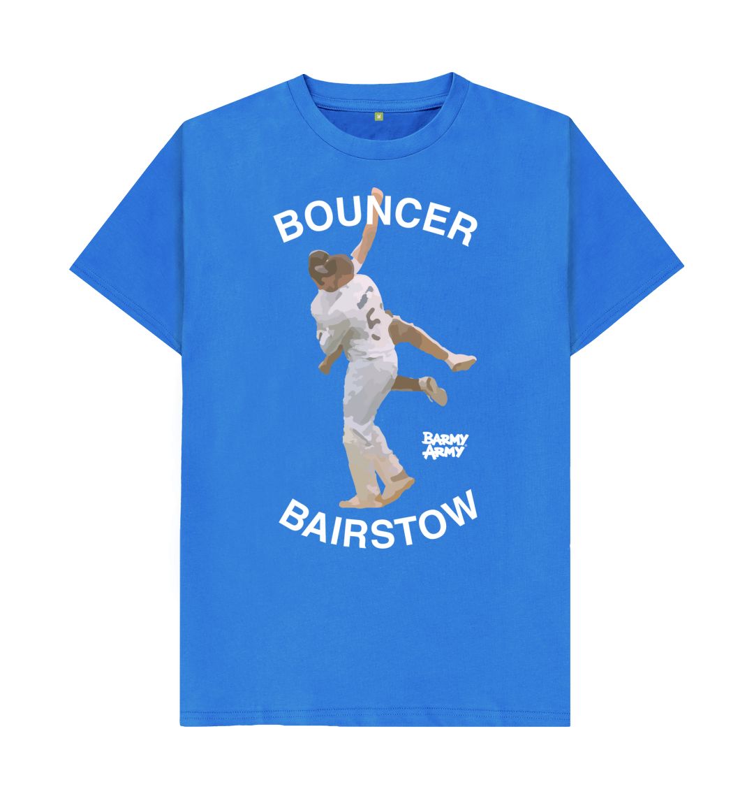 Bright Blue Barmy Army Bouncer Bairstow Tee