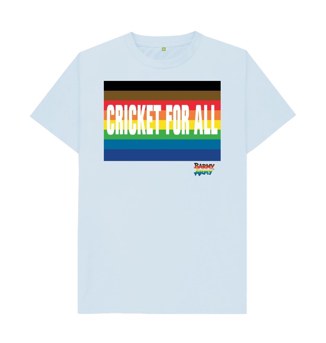 Sky Blue Barmy Army Cricket For All Tee