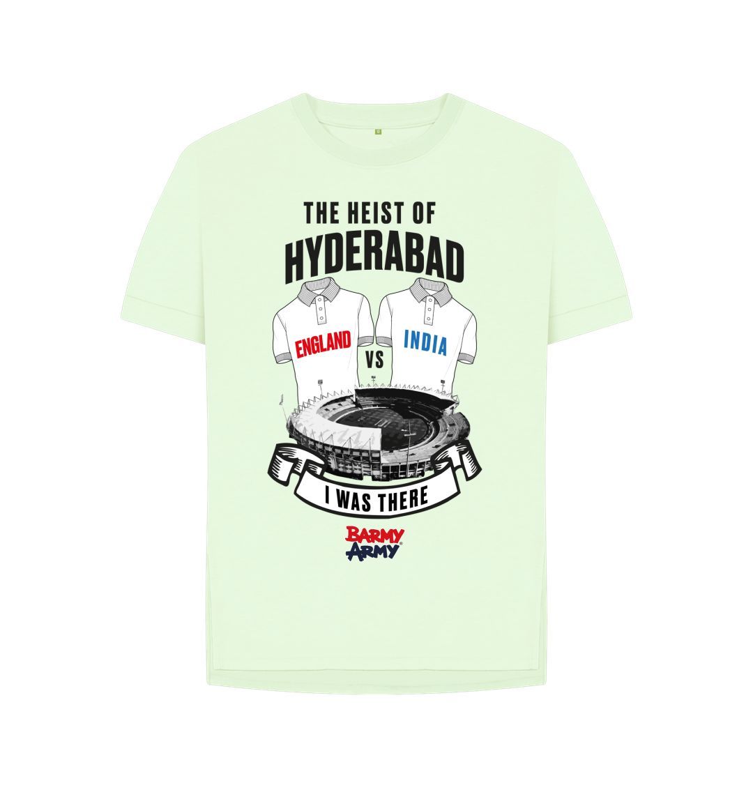 Pastel Green Barmy Army Heist of Hyderabad Relaxed Fit Tee - Ladies