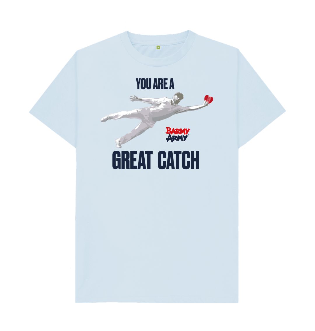 Sky Blue Barmy Army Great Catch Tee - Men's