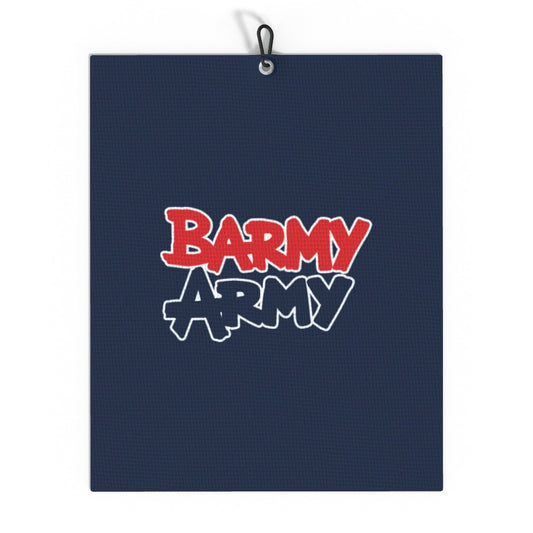 Barmy Army Golf Towel - Navy