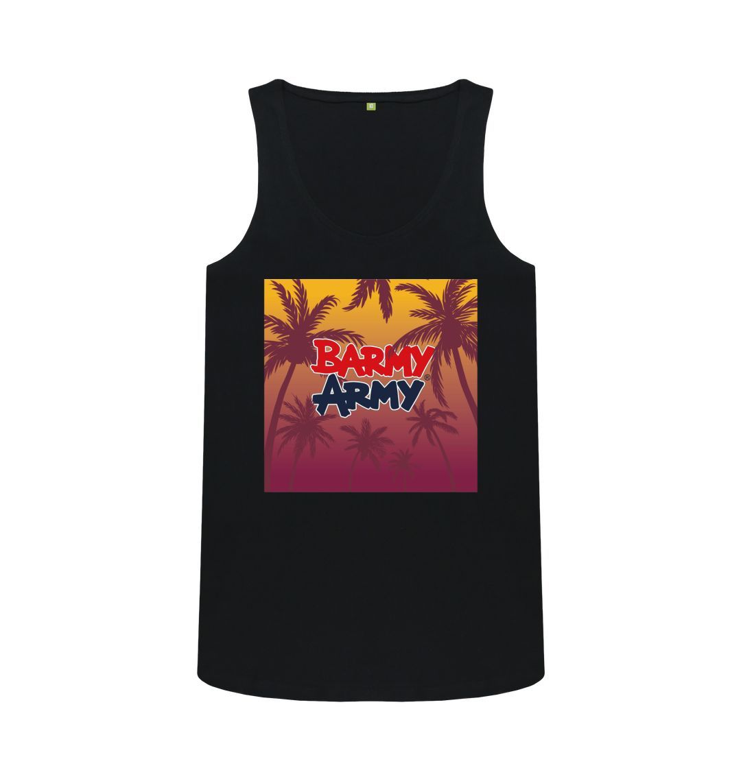 Black Barmy Army WI Palm Tree Vest - Ladies