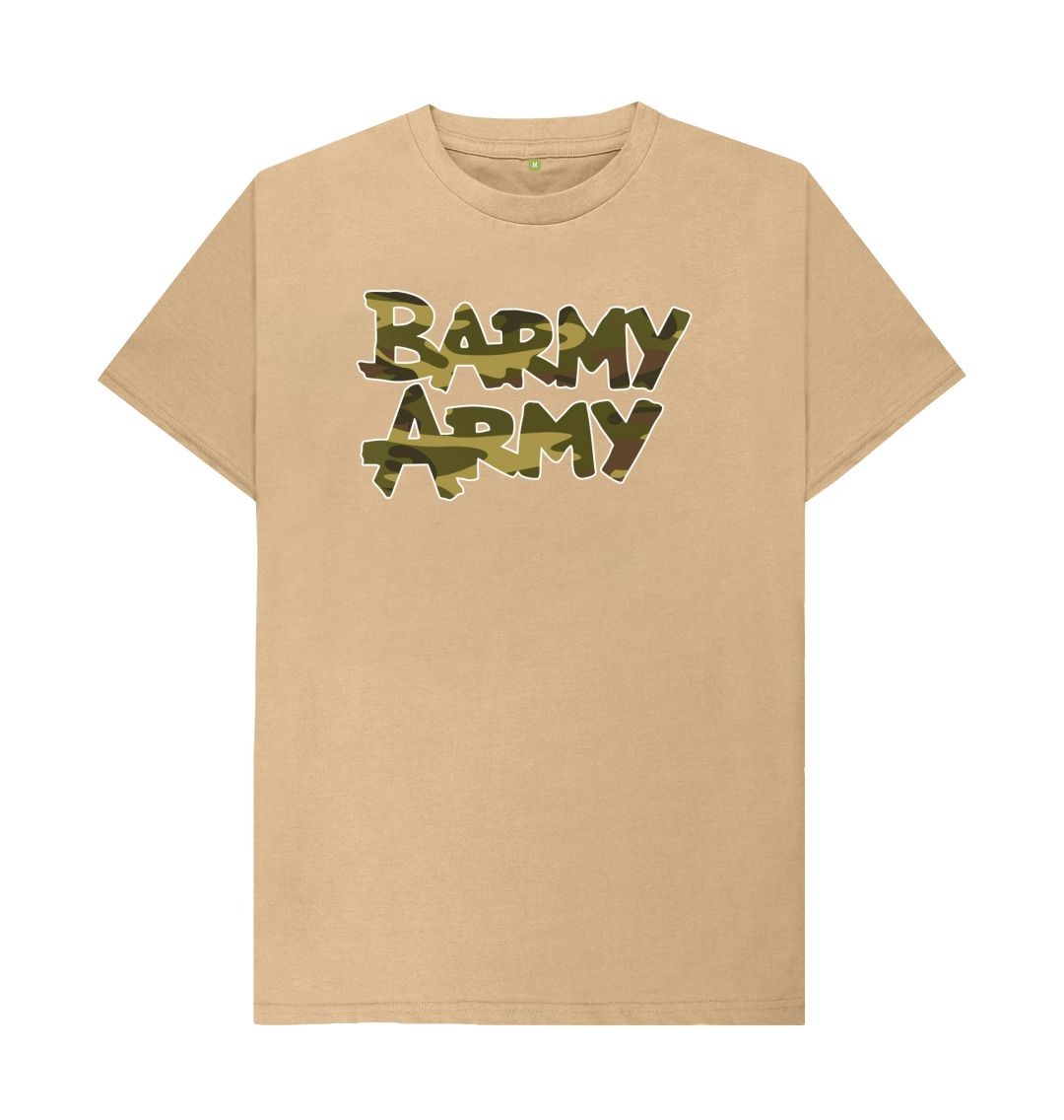 Sand Barmy Army Camo Logo Tee