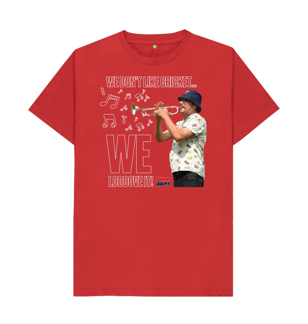 Red Barmy Army WI Trumpet Shirt - Mens