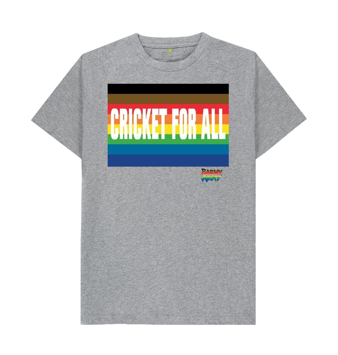 Athletic Grey Barmy Army Cricket For All Tee