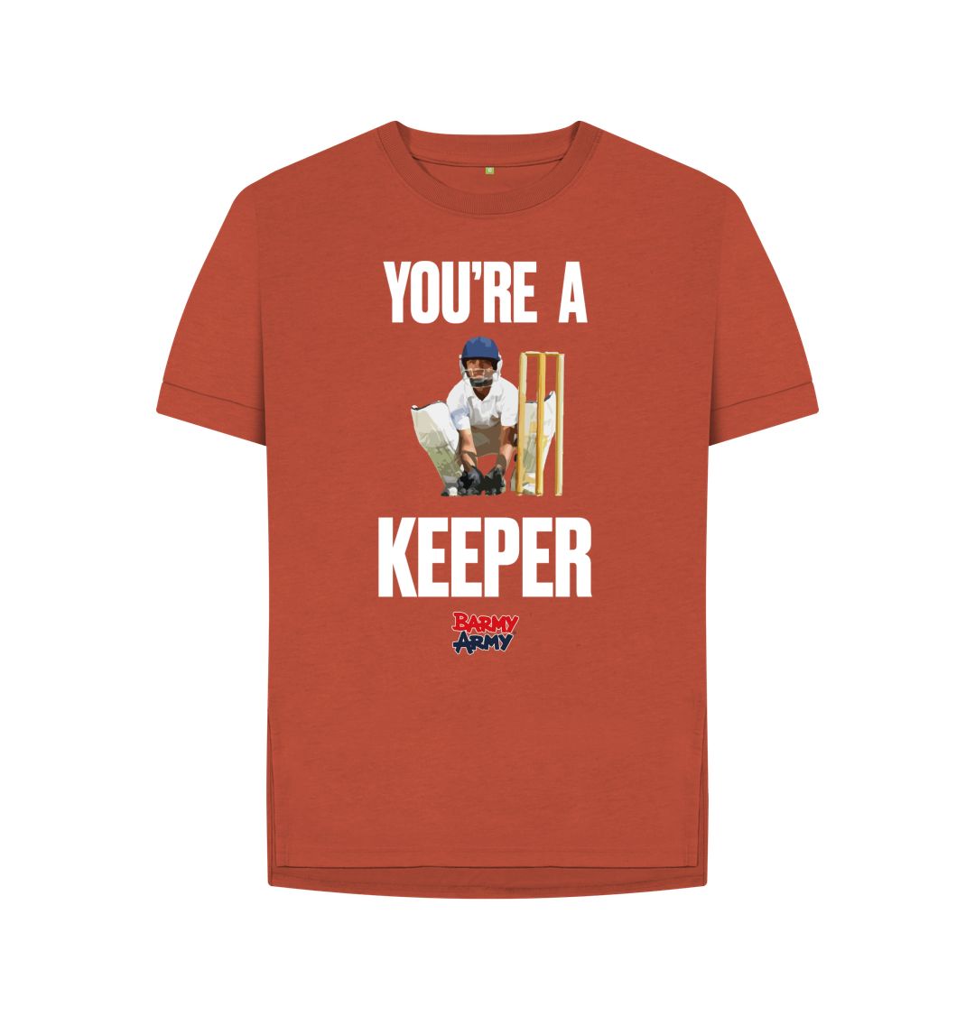Rust Barmy Army Keeper Relax Fit Tee - Ladies