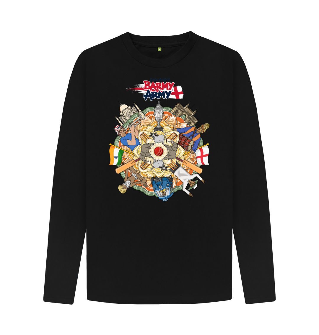 Black Barmy Army India Tour Long Sleeve Tee - Men's